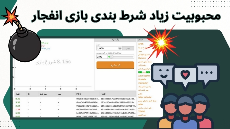چرا شرط بندی بازی انفجار محبوبیت زیادی پیدا کرده است؟